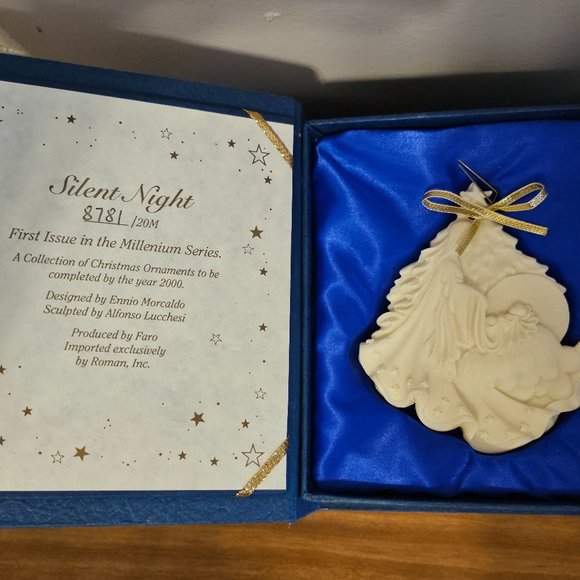 Silent Night  Millenium Limited Faro Roman Inc. Christmas Ornament Numbered - Picture 1 of 2